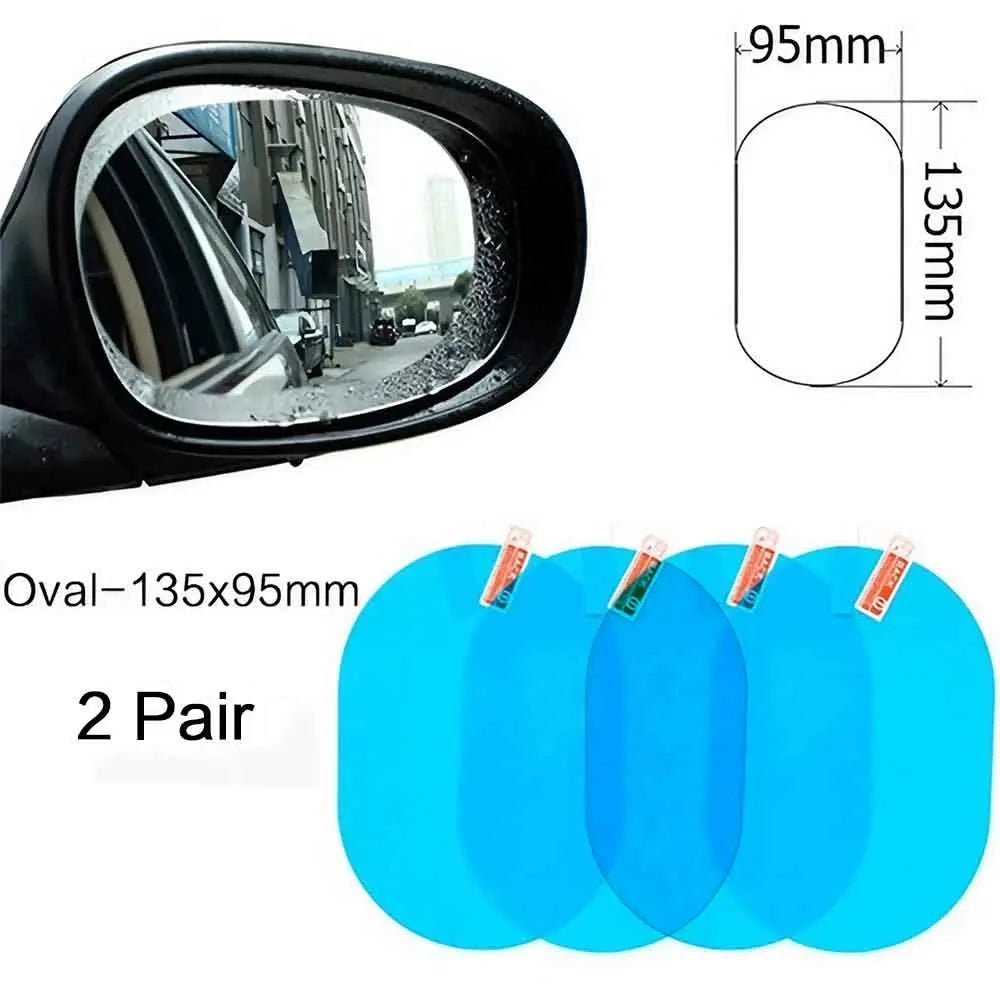 1 Pair/2 Pairs Car Rearview Mirror Rainproof Film