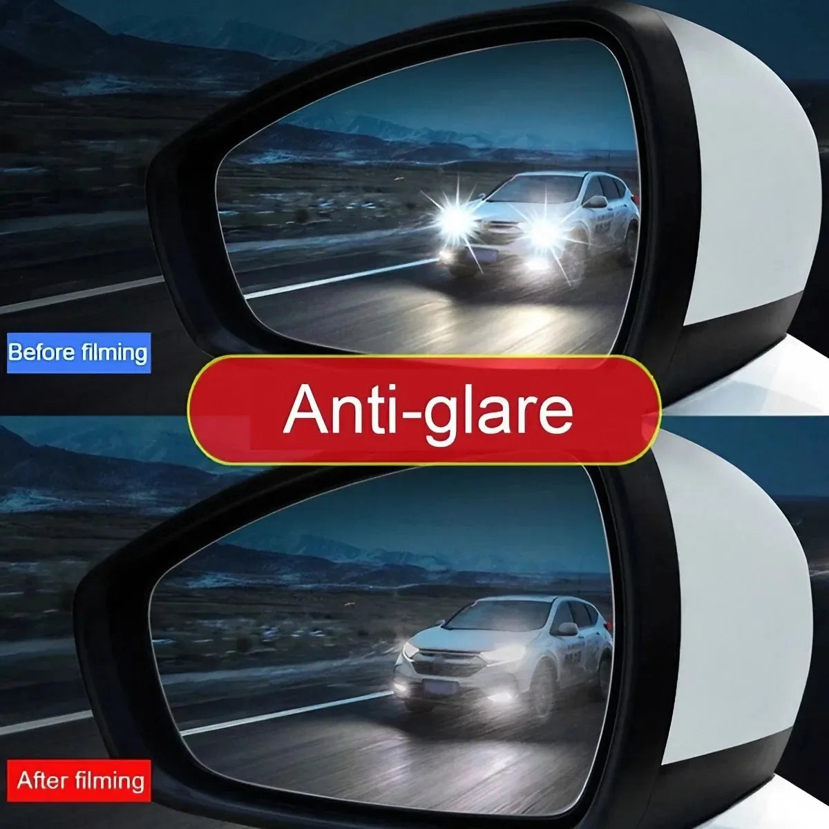 1 Pair/2 Pairs Car Rearview Mirror Rainproof Film