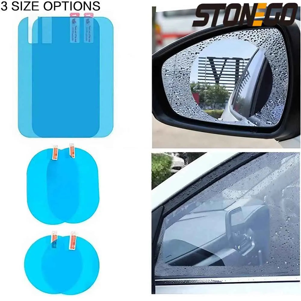 1 Pair/2 Pairs Car Rearview Mirror Rainproof Film