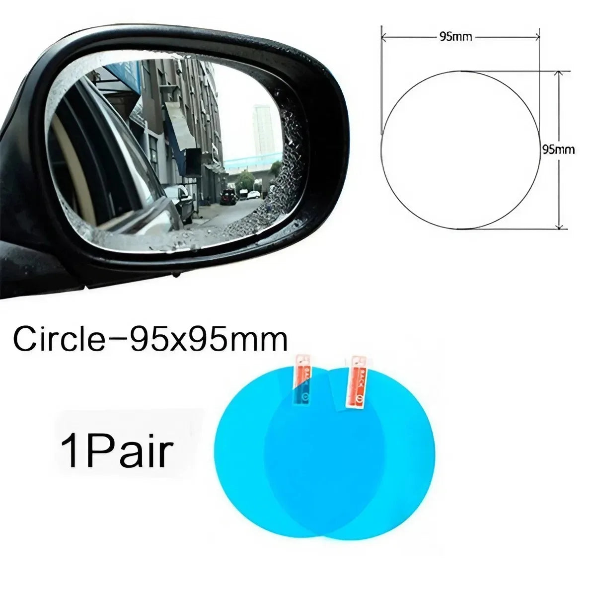 1 Pair/2 Pairs Car Rearview Mirror Rainproof Film