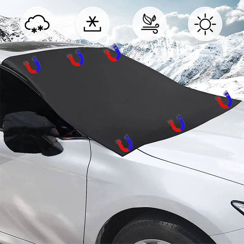 Car Front Windscreen Cover Automobile Magnetic Sunshade