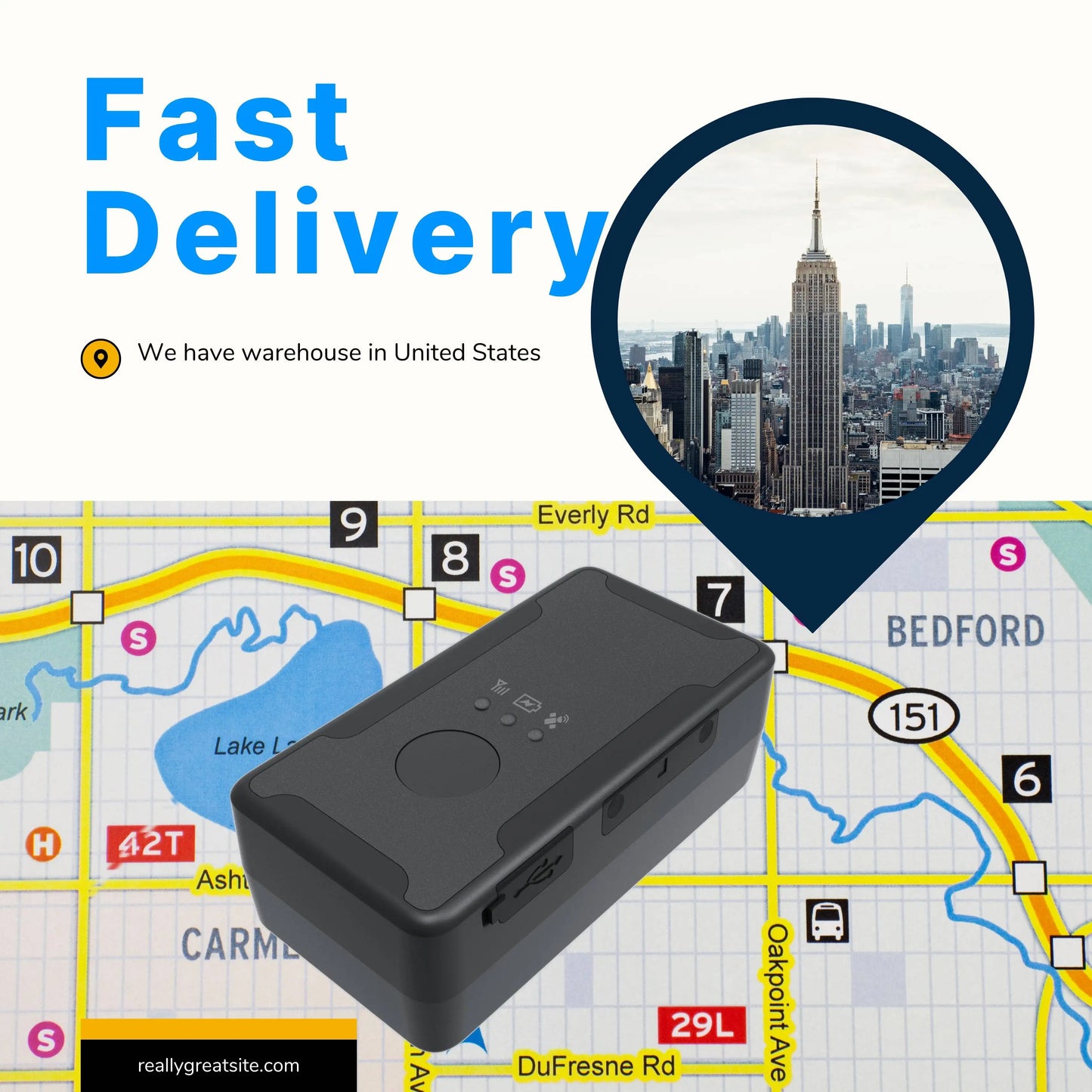 4G GPS Tracker 5M Accuracy Car Tracking Device