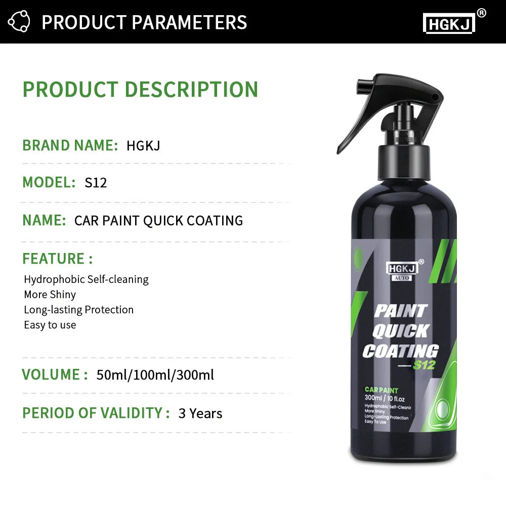 Car Nano Coating Agent Spray Auto Body Ceramic Coats