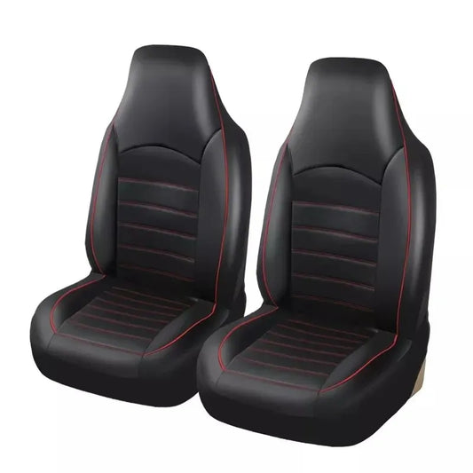 AUTOYOUTH PU Leather Front Car Seat Covers