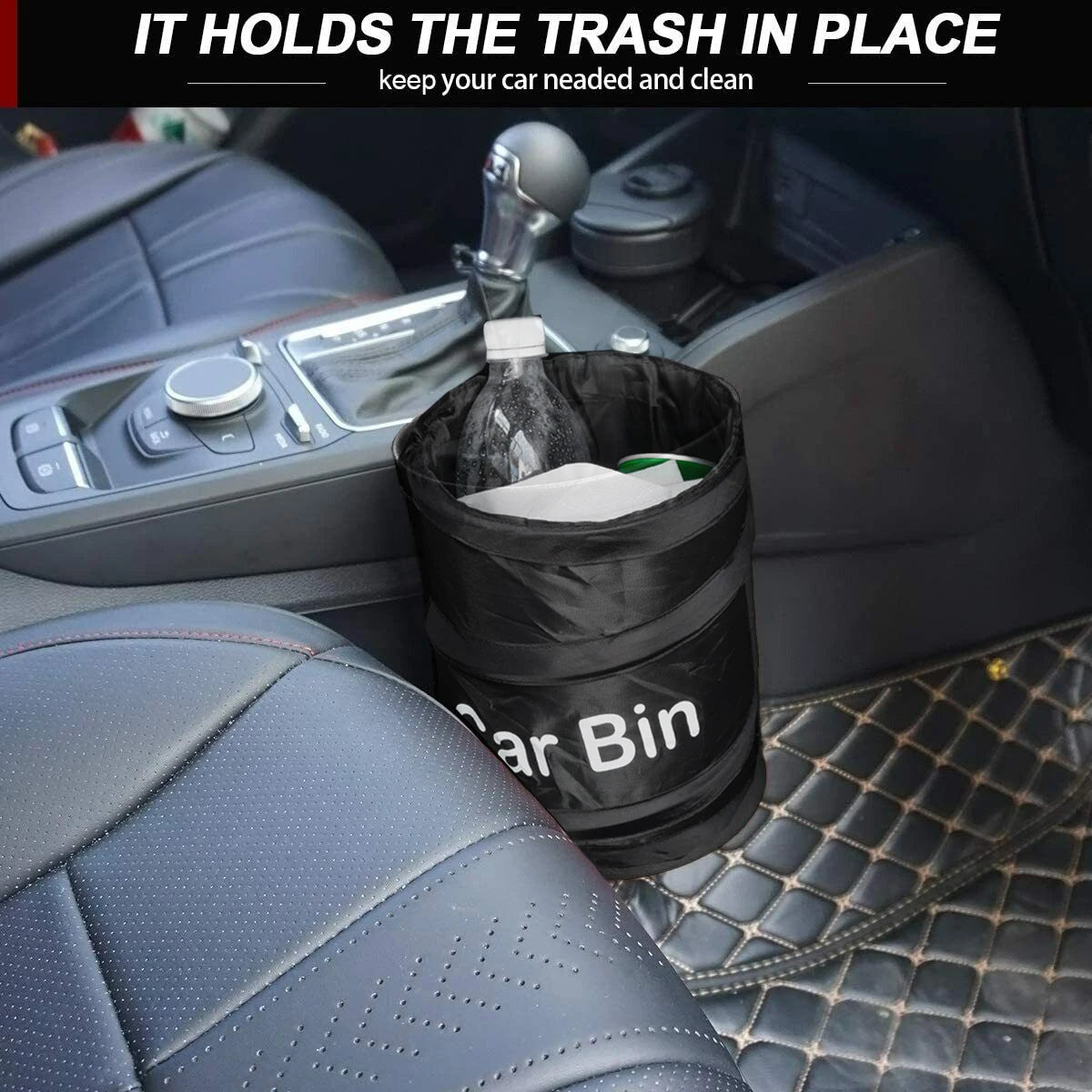 Car Trash Portable Vehicle Garbage Can