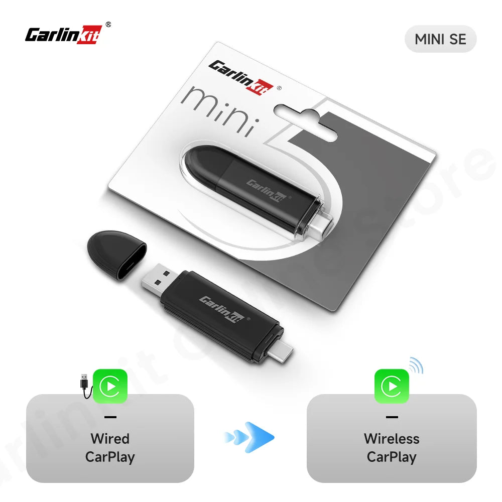 Carlinkit Mini SE Wired to Wireless Carplay Adapter