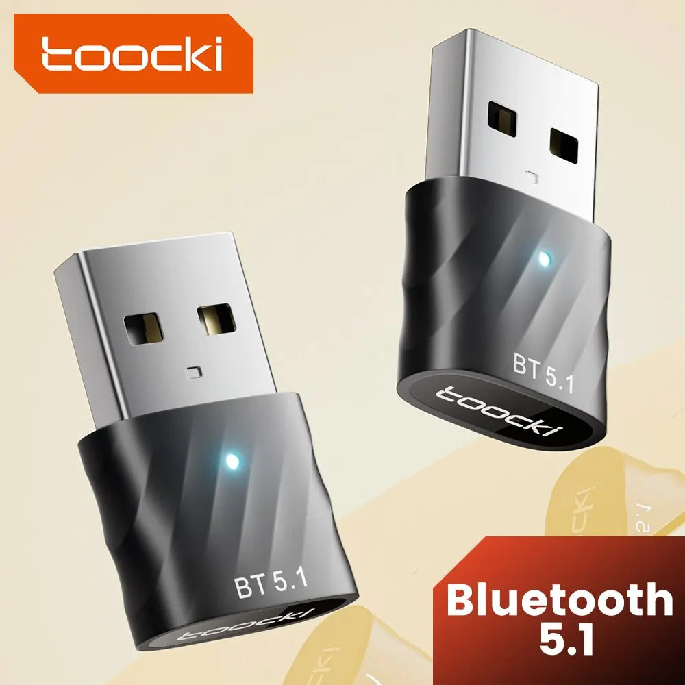 Toocki USB Bluetooth5.1 Car Adapter Dongle