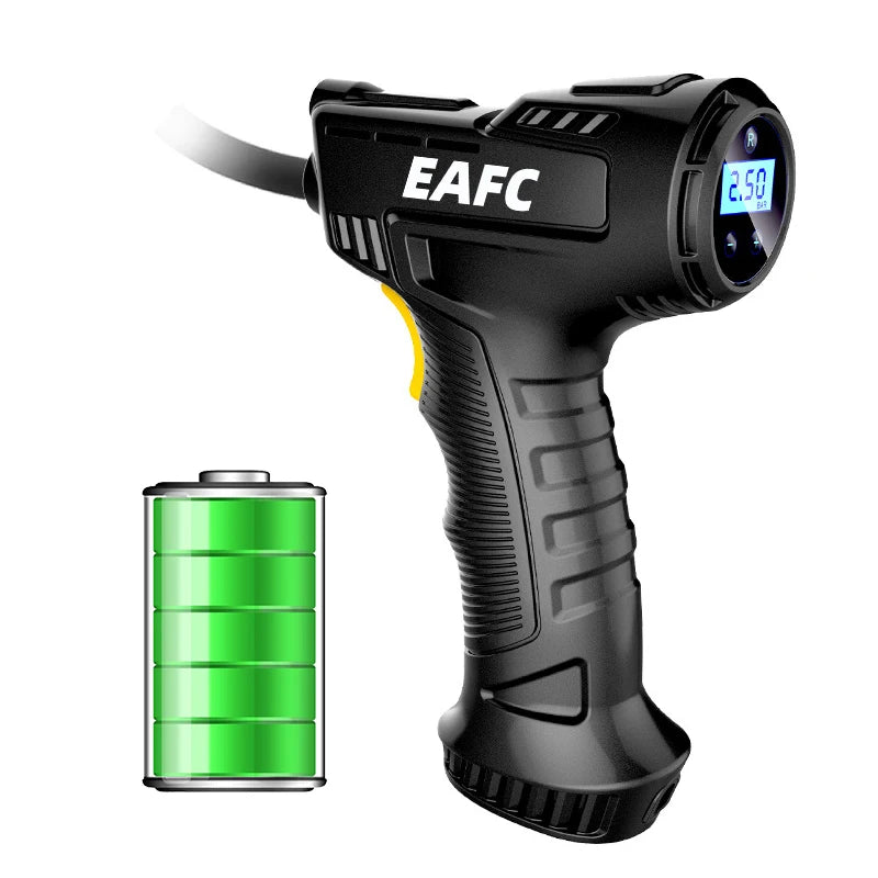 EAFC 120W Handheld Air Compressor Wireless/Wired Inflatable Pump