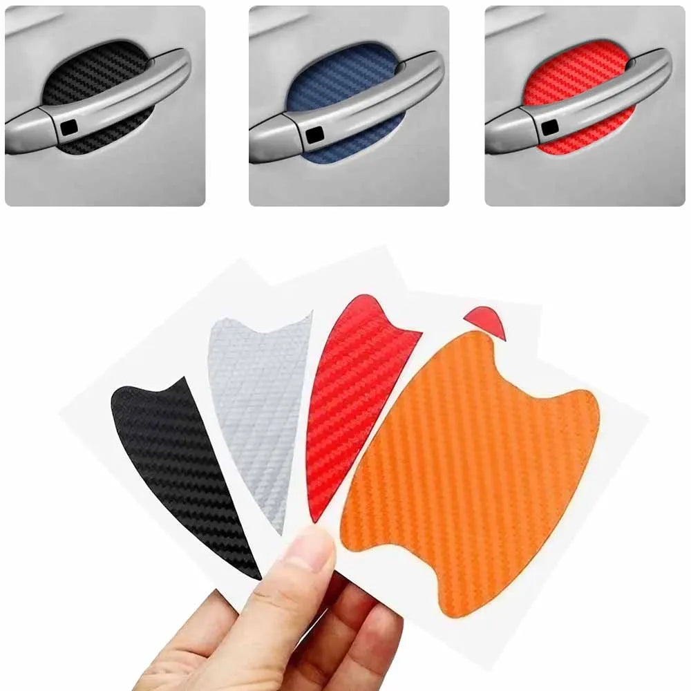 Universal Carbon Fiber Car Door Handle Protector