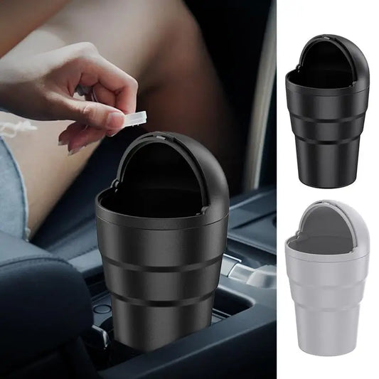 Car Trash Bin Can Mini Auto Dust Organizer