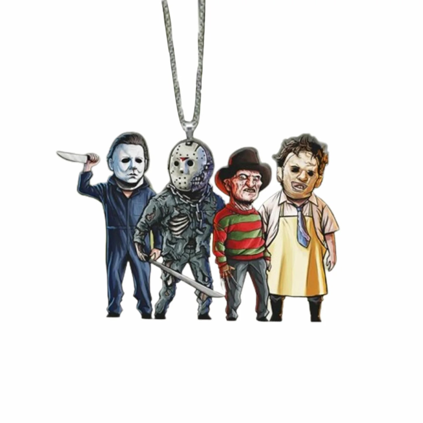 New Personality Car Pendant Horror Movie Car Decoration