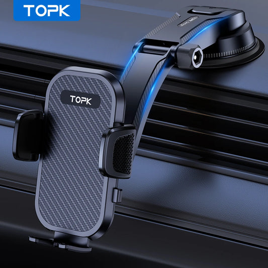 TOPK Car Phone Holder Stand Gravity Dashboard Phone Holder