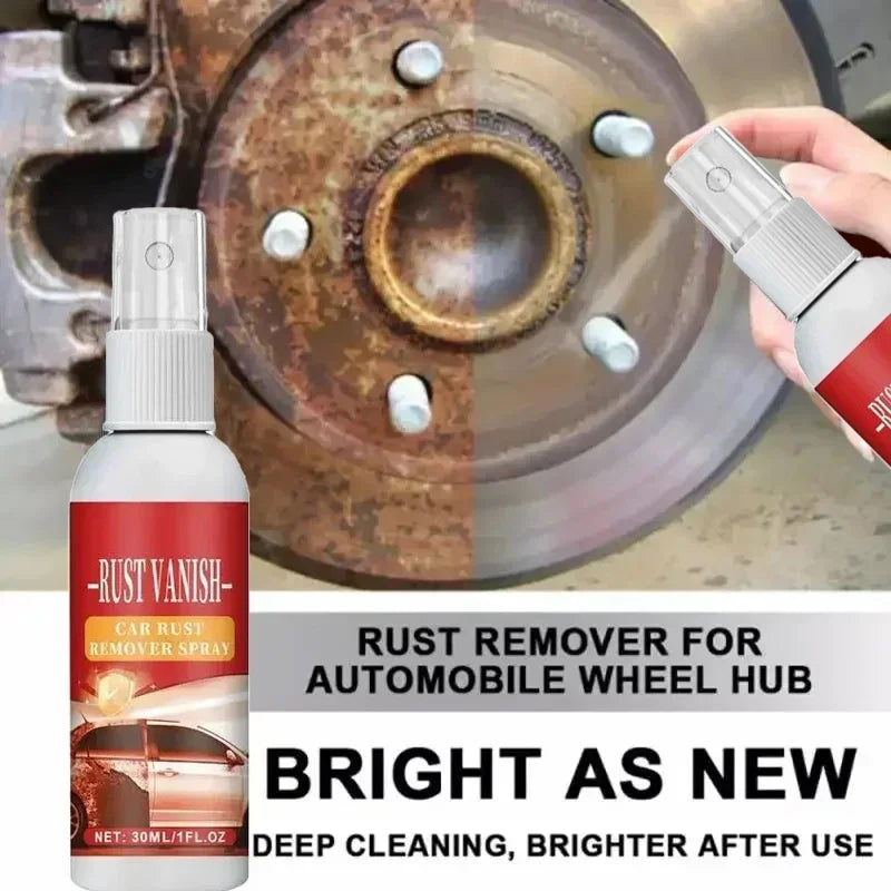 Car Rust Remover Spray Metal Surface Chrome Cleaner