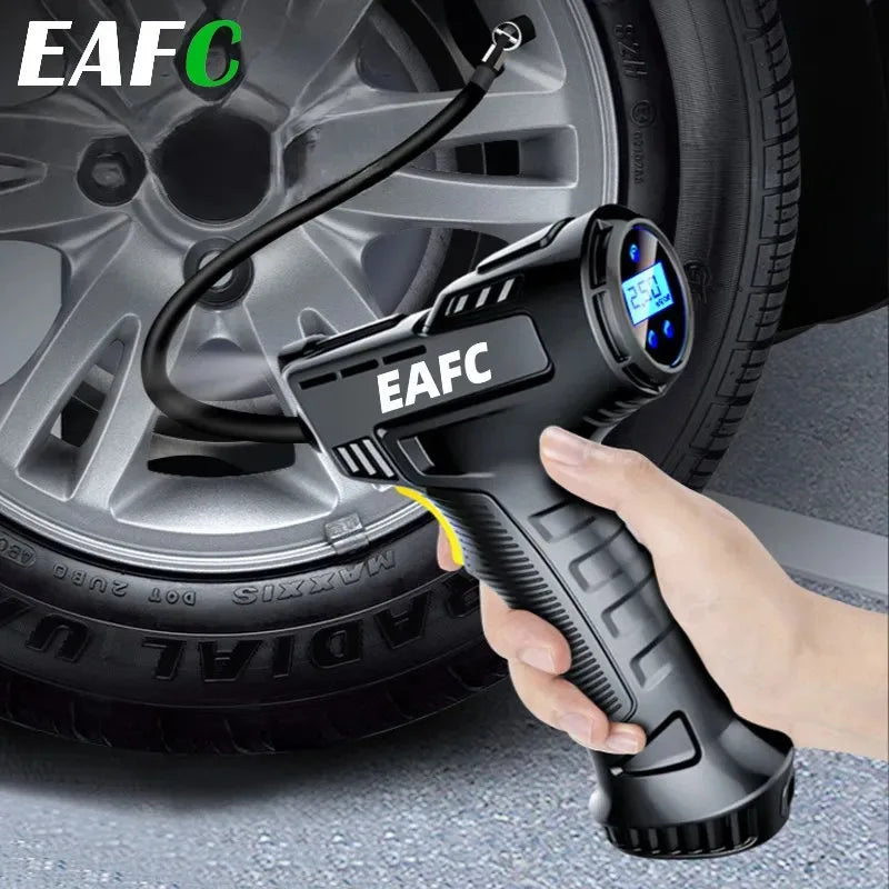 EAFC 120W Handheld Air Compressor Wireless/Wired Inflatable Pump