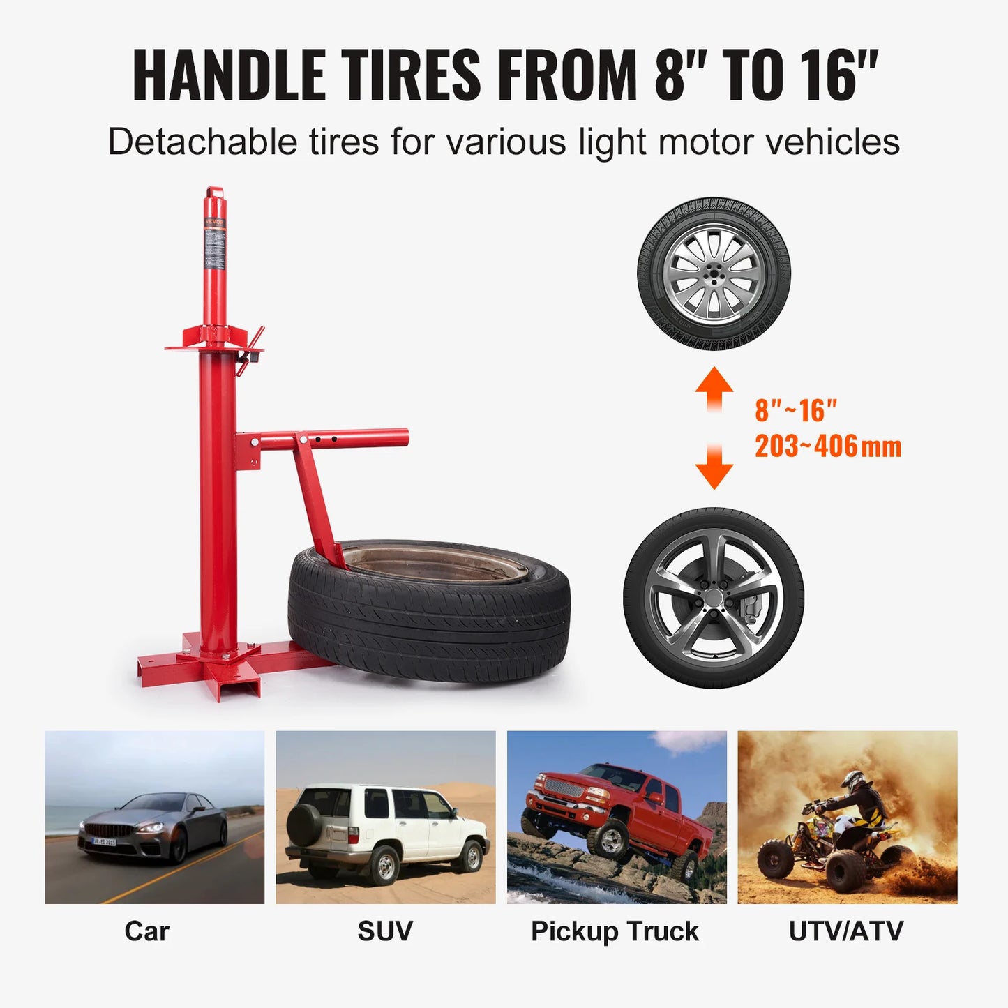 VEVOR Portable Manual Tire Changer