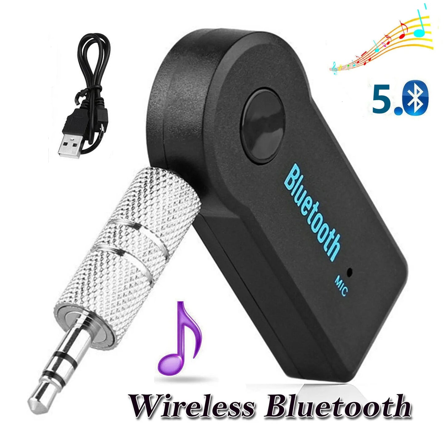 2 in 1 Wireless Bluetooth 5.0 Receiver Adapter