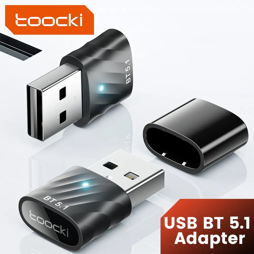 Toocki USB Bluetooth5.1 Car Adapter Dongle