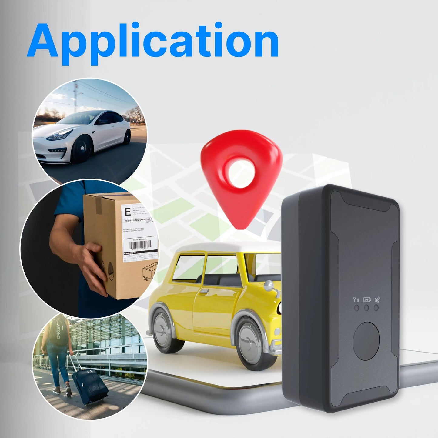 4G GPS Tracker 5M Accuracy Car Tracking Device