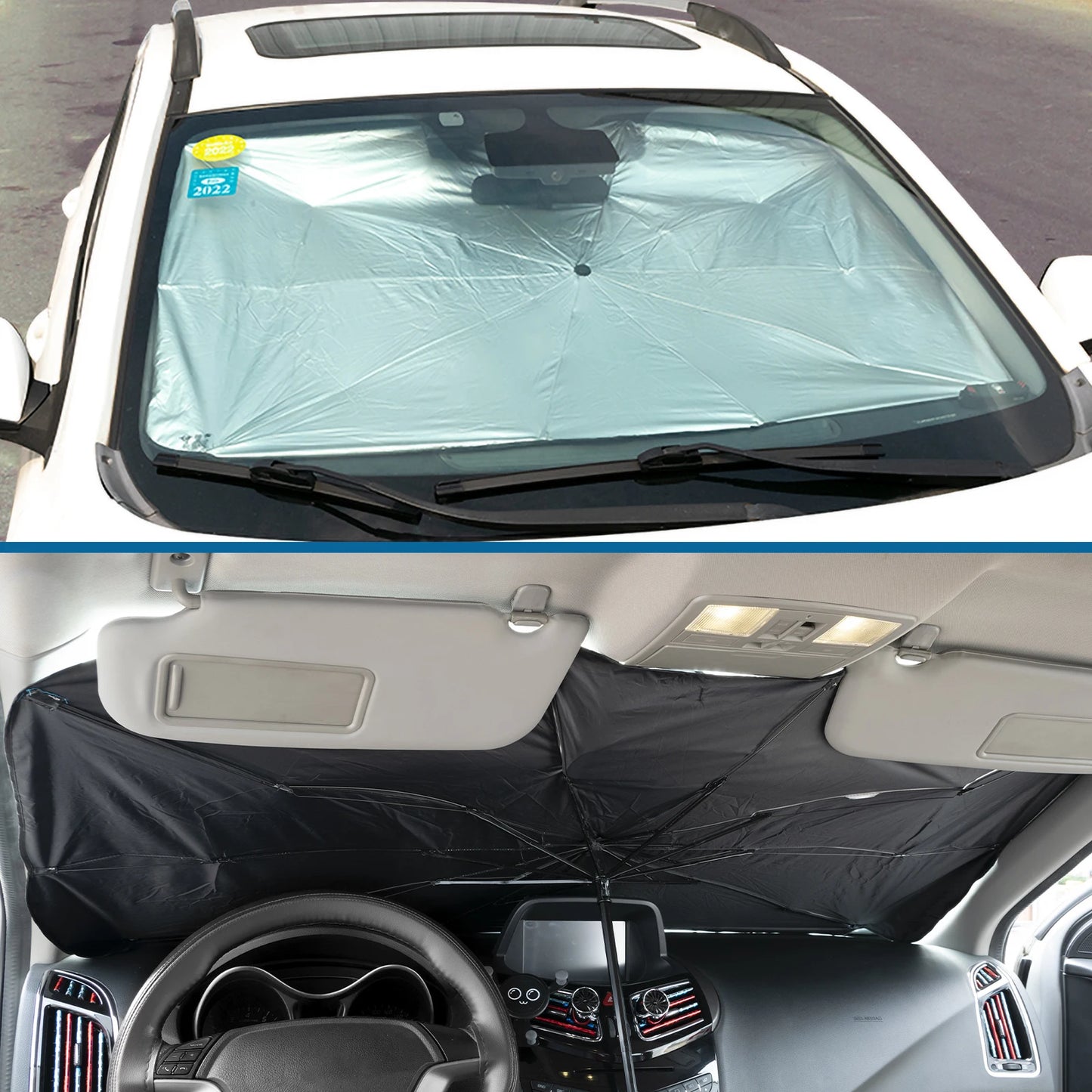 Foldable Car Windshield Sun Shade Umbrella UV Cover