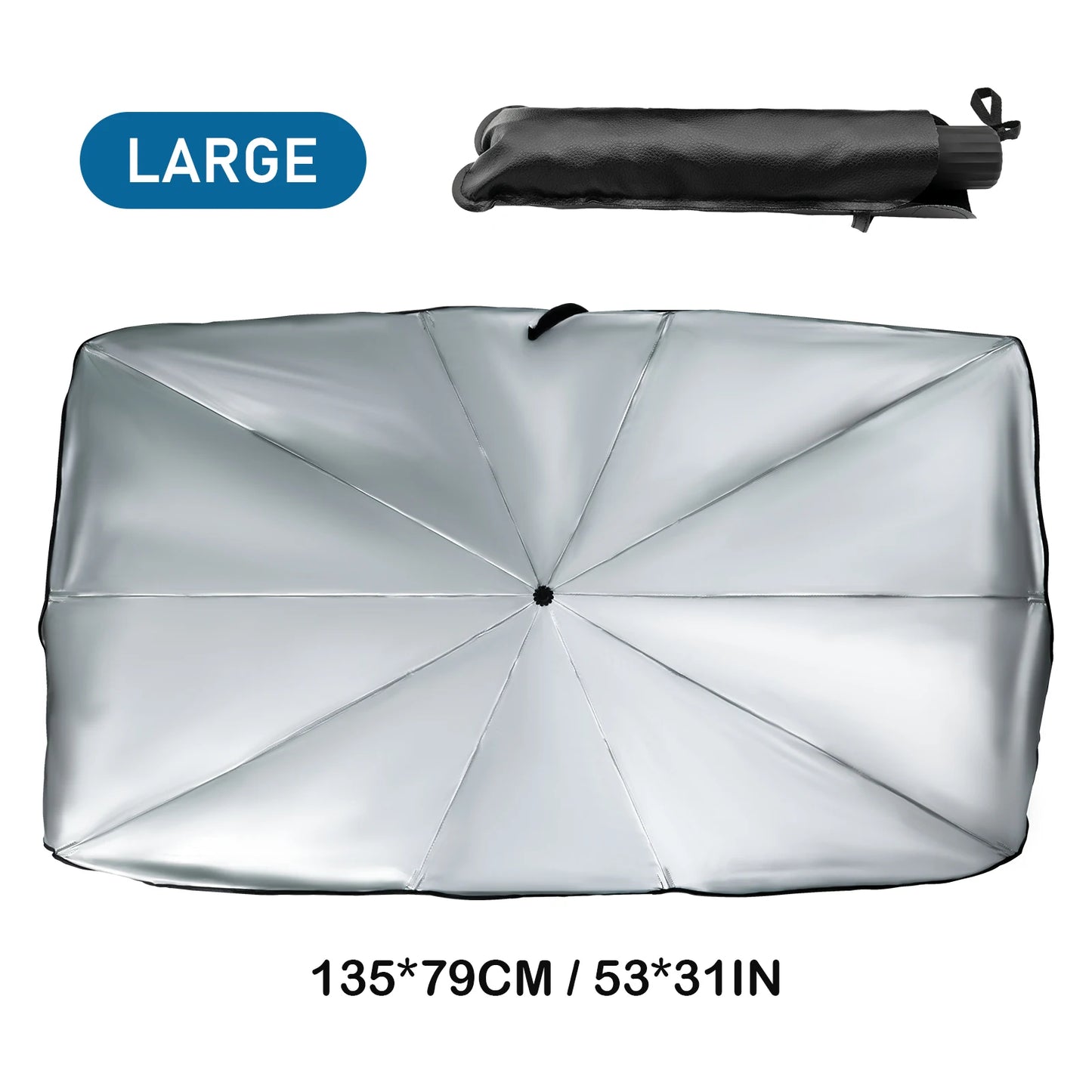 Foldable Car Windshield Sun Shade Umbrella UV Cover