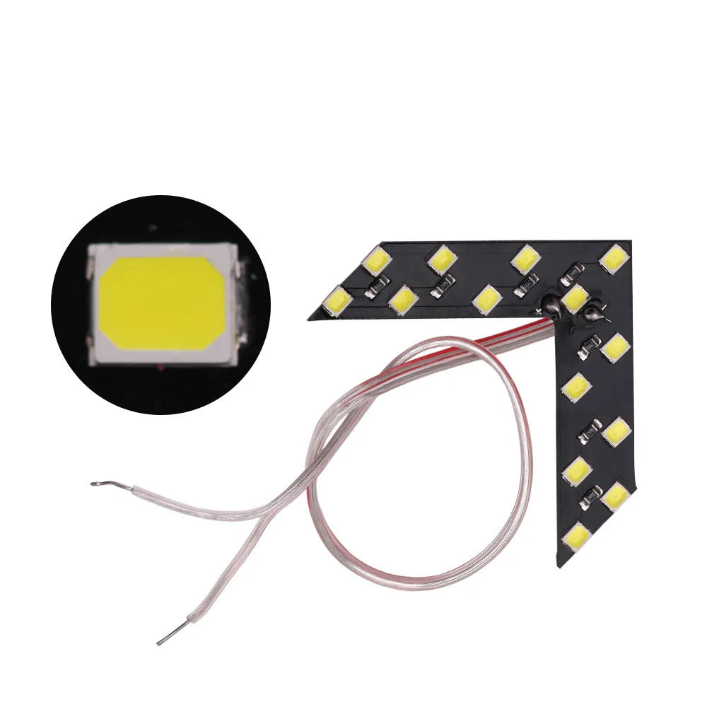 ASLENT 2pcs 14/33 SMD LED Arrow Panel For Car