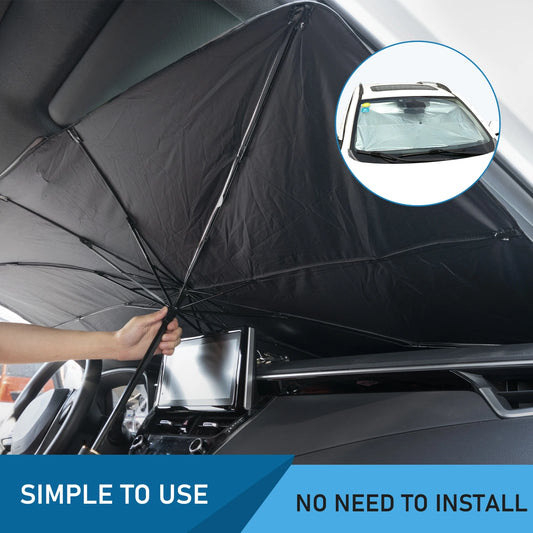 Foldable Car Windshield Sun Shade Umbrella UV Cover