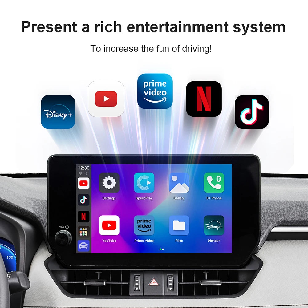 Carplay AI Box Android 13 Wireless Android Auto Smart TV Box