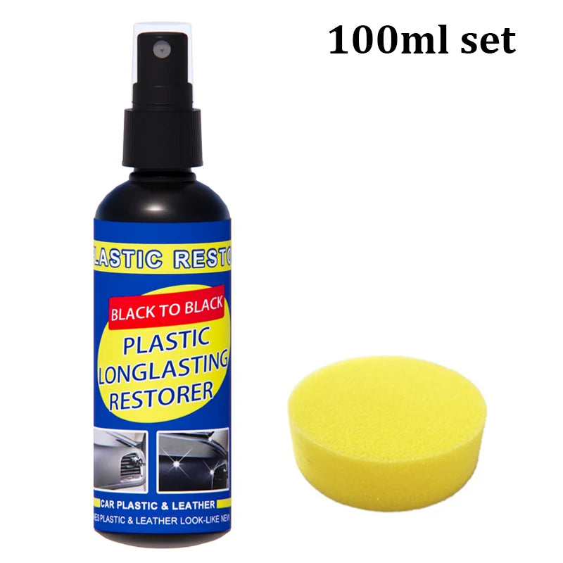 Car Plastic Restorer Back To Black Gloss Car Cleaning