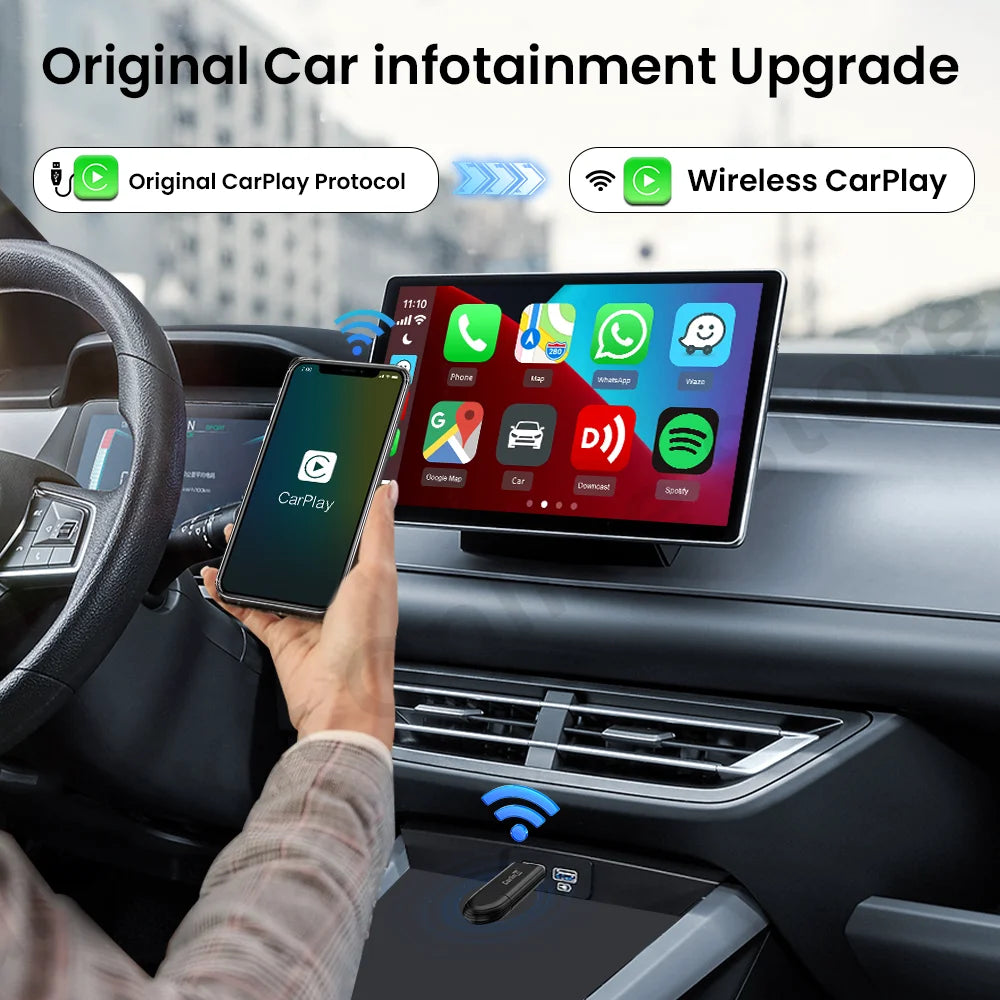 Carlinkit Mini SE Wired to Wireless Carplay Adapter